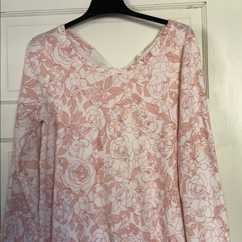 Floral sweater